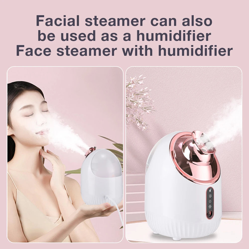 LuxGlow Nano Face Spa Steamer