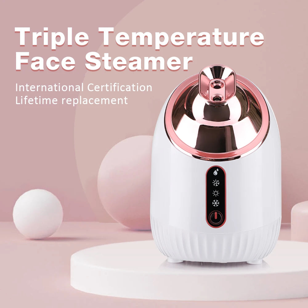 LuxGlow Nano Face Spa Steamer