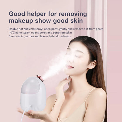 LuxGlow Nano Face Spa Steamer