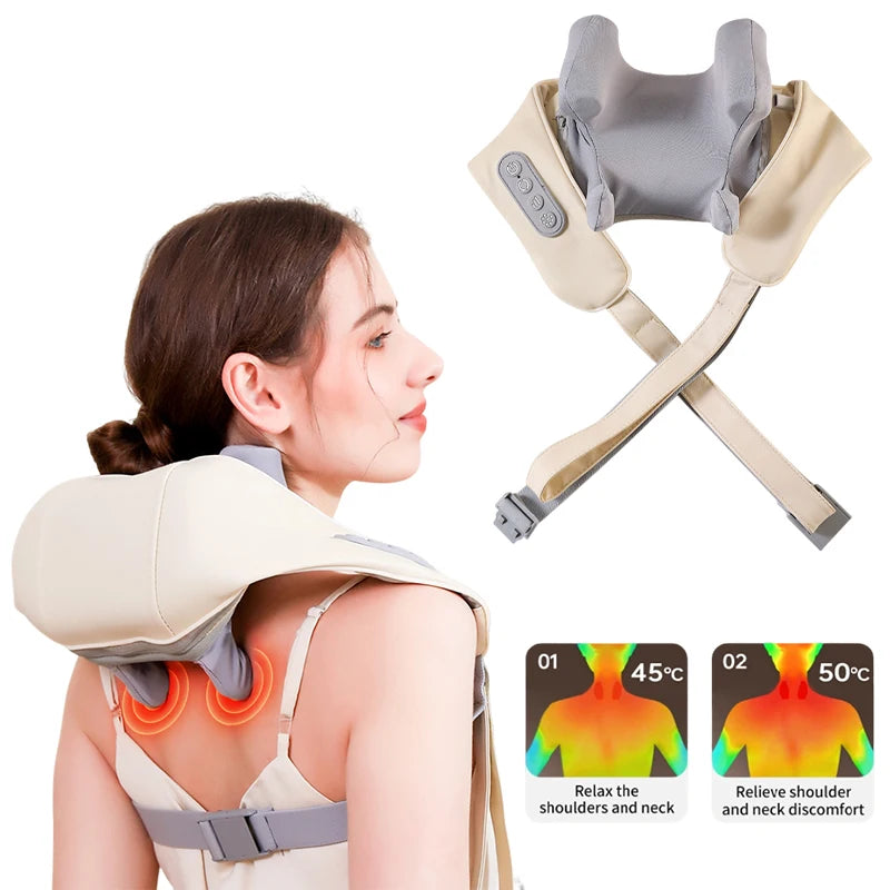 RelaxEase Wireless Neck and Shoulder Massager