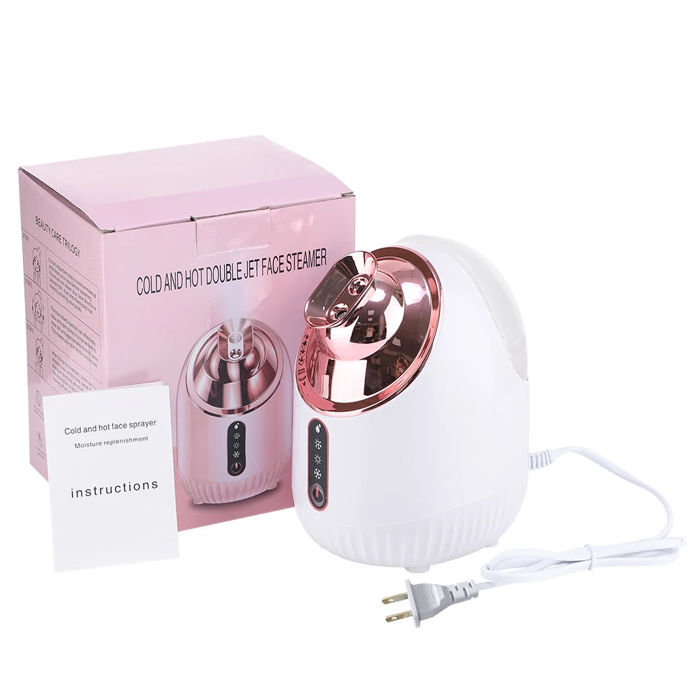 LuxGlow Nano Face Spa Steamer