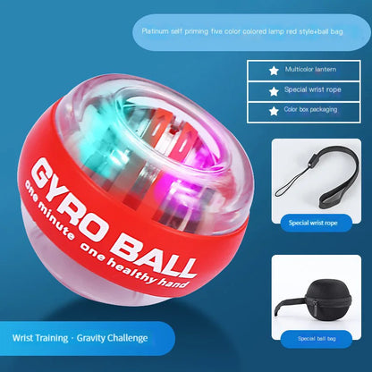 Power Spin LED Wrist Gym Ball