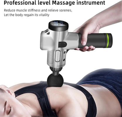 Silver Serenity Fascia Massager Gun