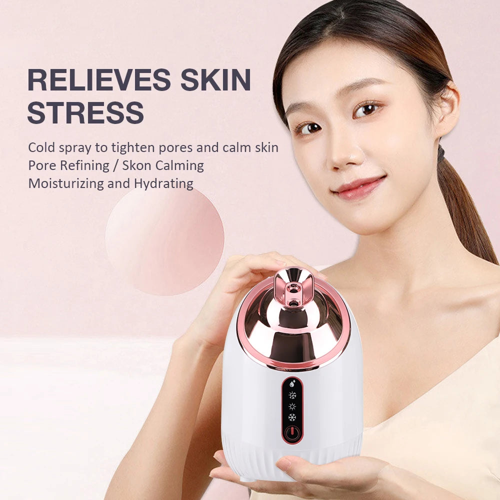 LuxGlow Nano Face Spa Steamer